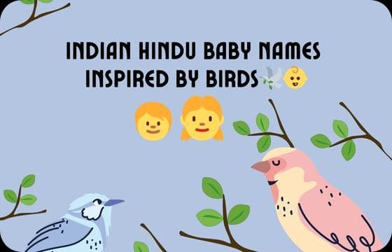 Indian Hindu Baby Names Inspired by Birds🕊️👶