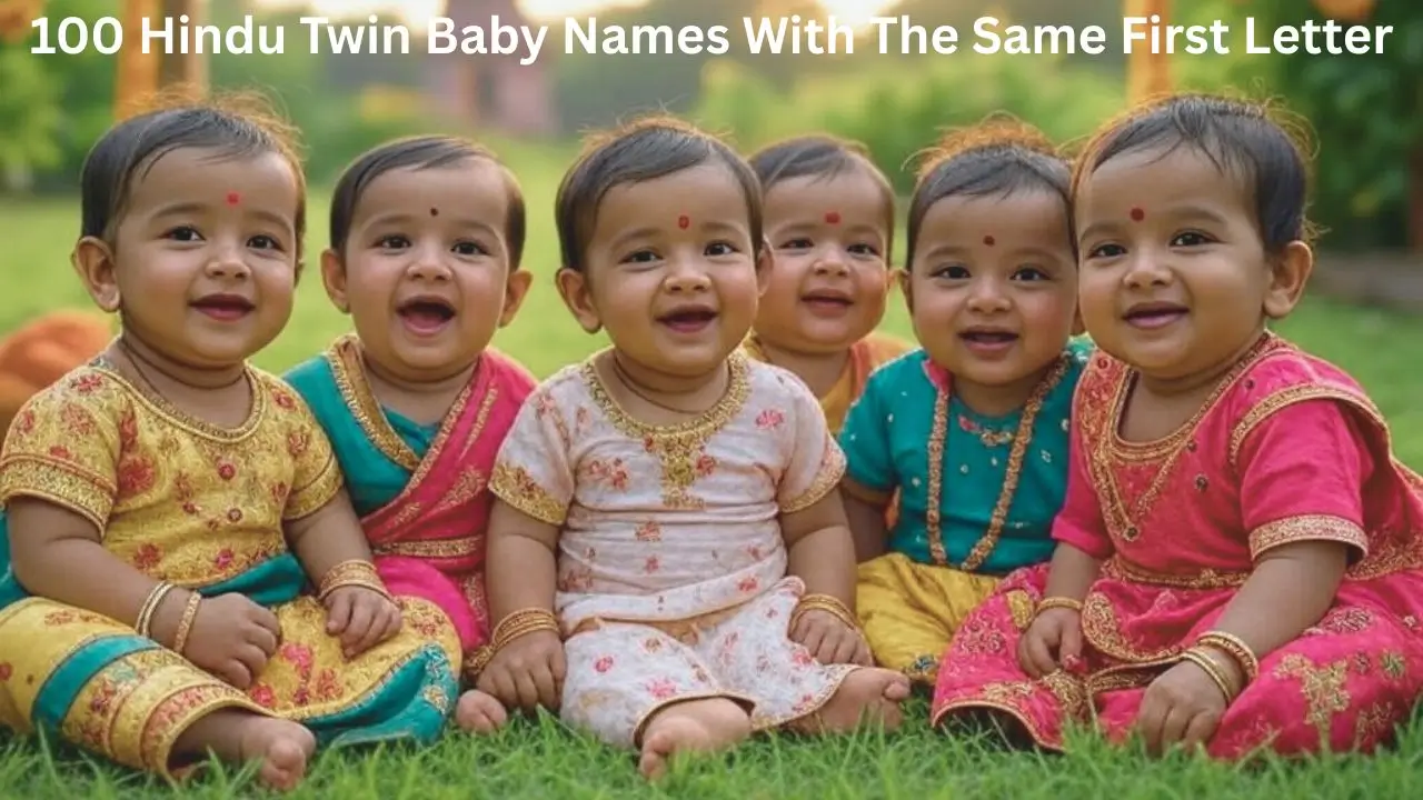 100 Hindu Twin Baby Names With The Same First Letter